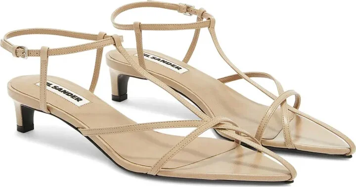 Strappy Leather Sandals - Image 2