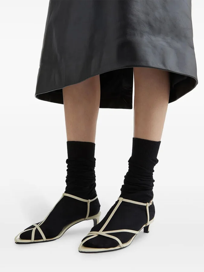 Strappy Leather Sandals - Image 5