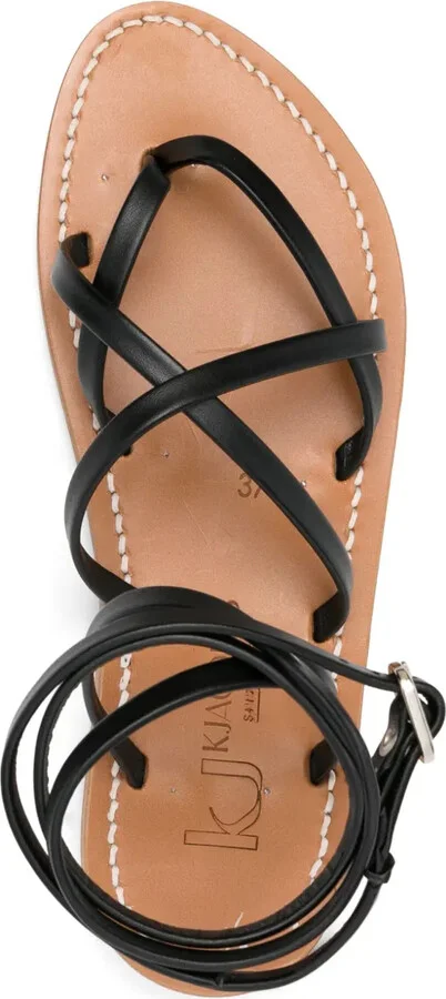 Strappy Leather Sandals - Image 4
