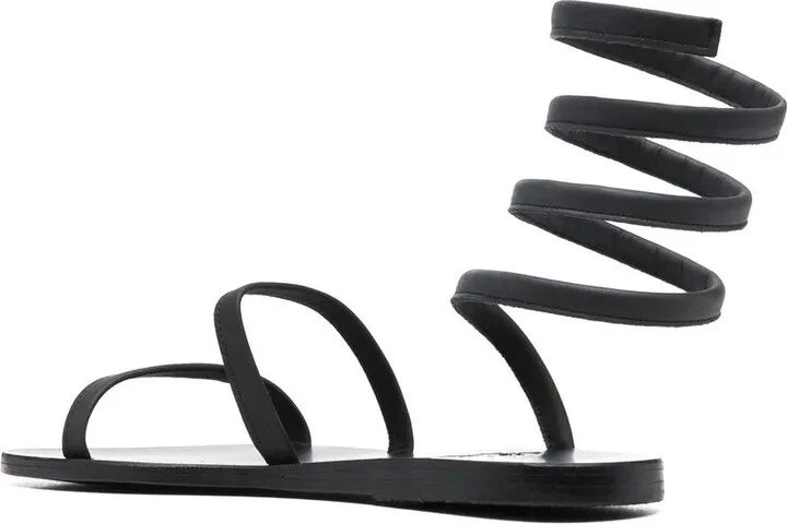 Strappy Leather Sandals - Image 3