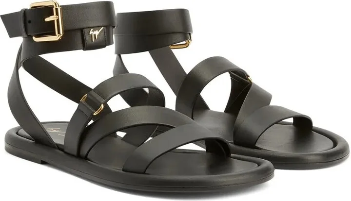Strappy Leather Sandals - Image 2