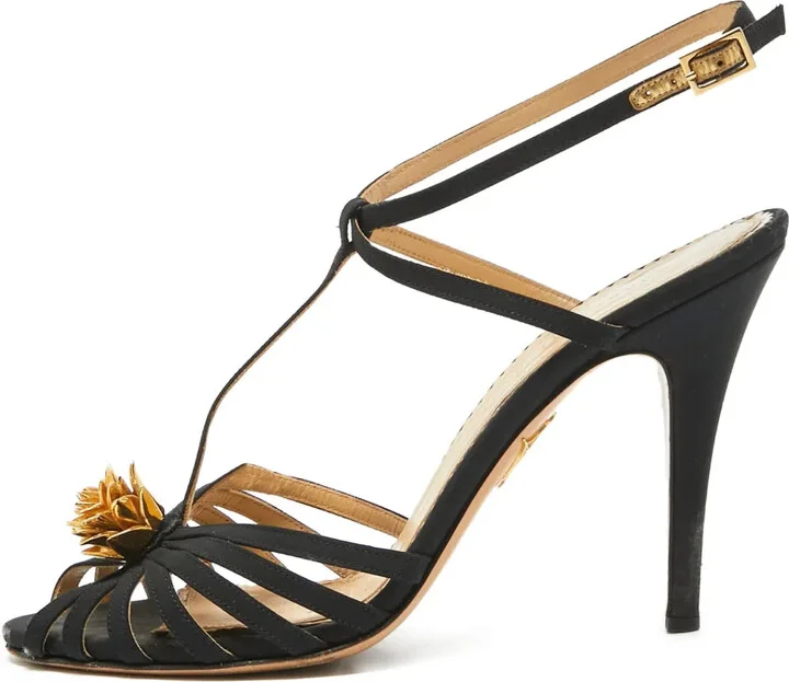 Strappy Open-Toe Heels