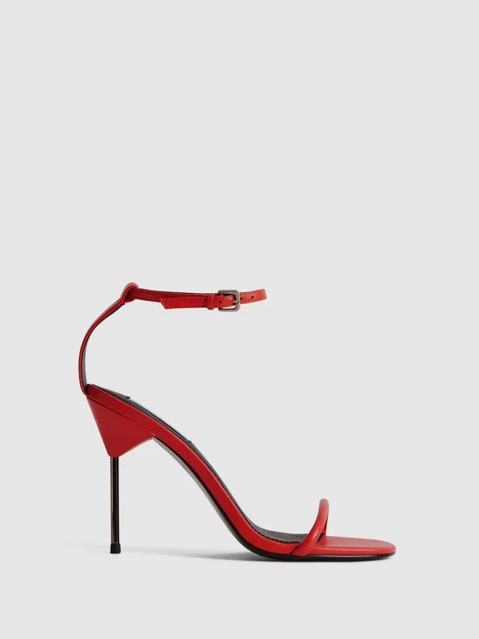Strappy Pin Heel Sandals