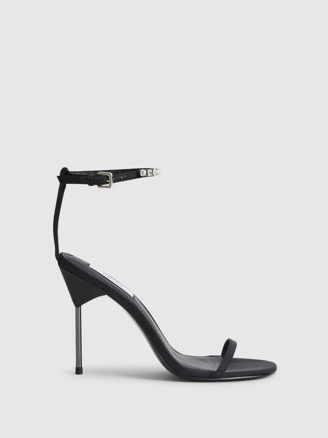 Strappy Pin Heel Sandals