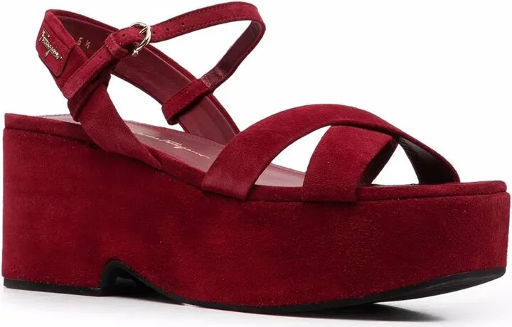 Strappy Platform Block-Heel Sandals - Image 2