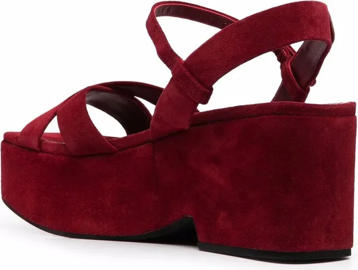 Strappy Platform Block-Heel Sandals - Image 3