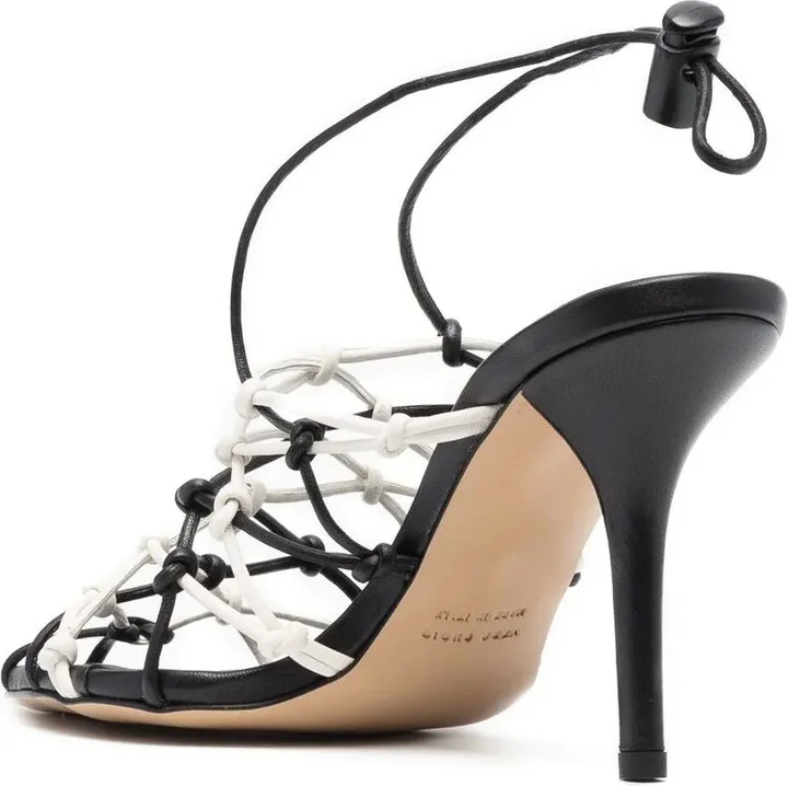 Strappy Pointed 100mm Pumps - Image 3