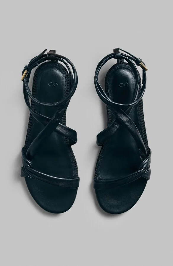 Strappy Sandal in Leather - Image 2