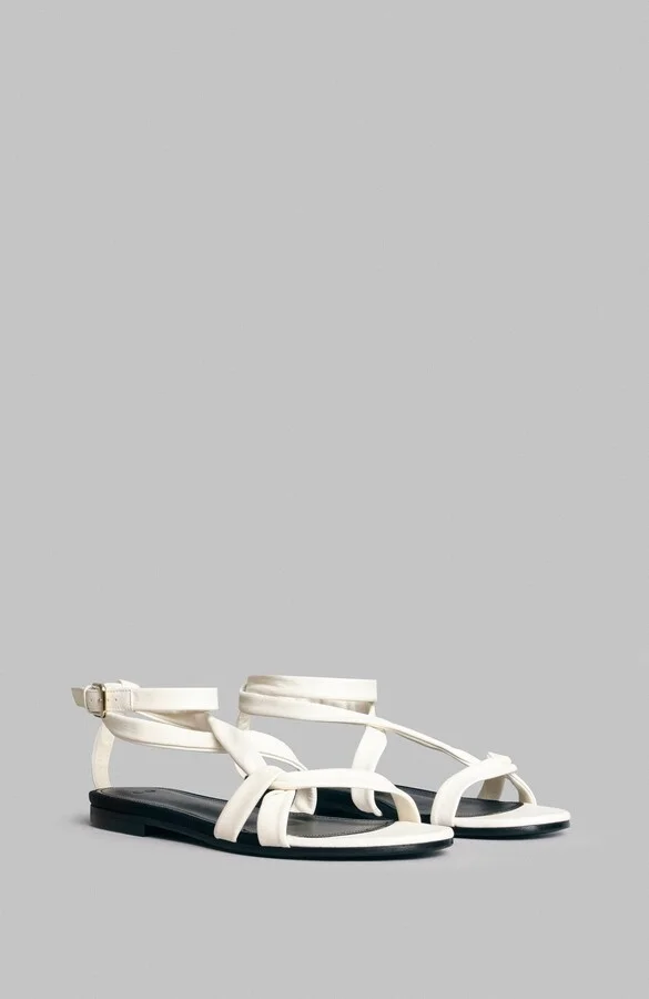 Strappy Sandal in Leather - Image 4
