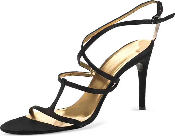 Strappy Satin Sandals - Image 2