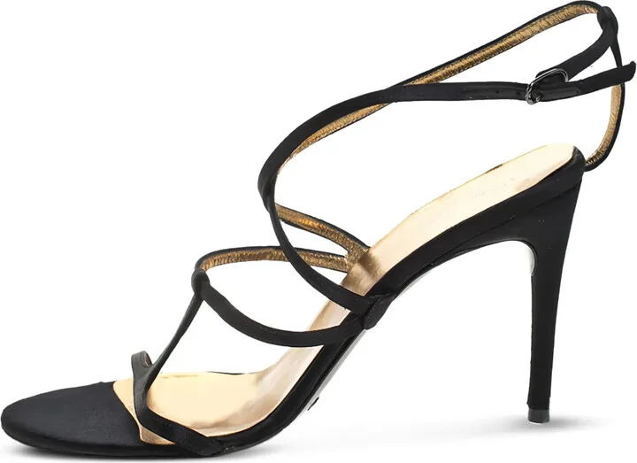 Strappy Satin Sandals