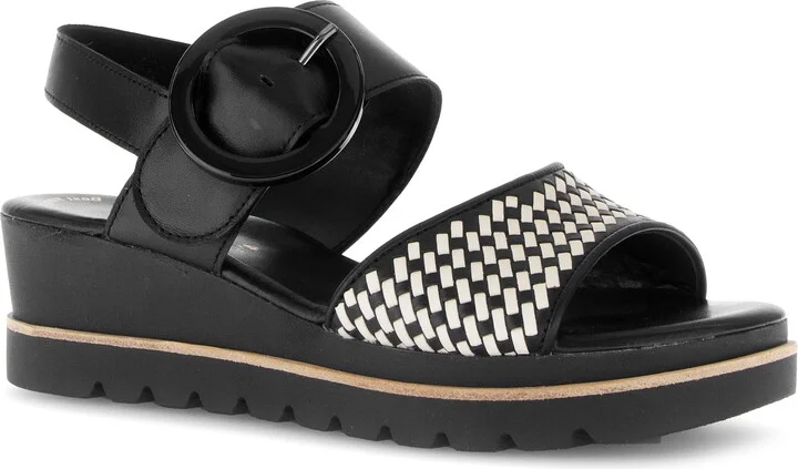 Strappy Slingback Wedge Sandal