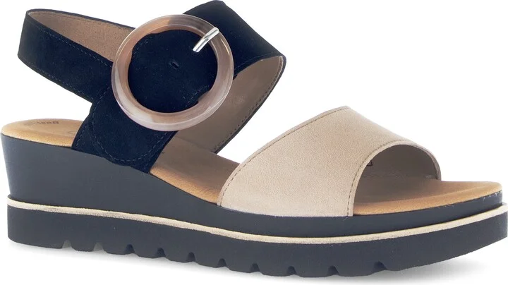Strappy Slingback Wedge Sandal