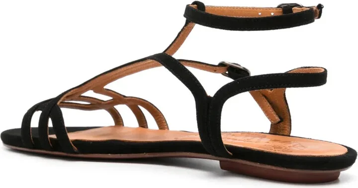 Strappy Suede Sandals - Image 3