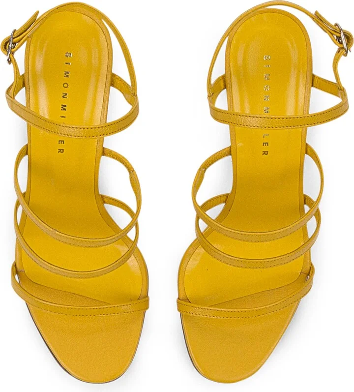 Strappy Tee Yellow Pumps & Heels