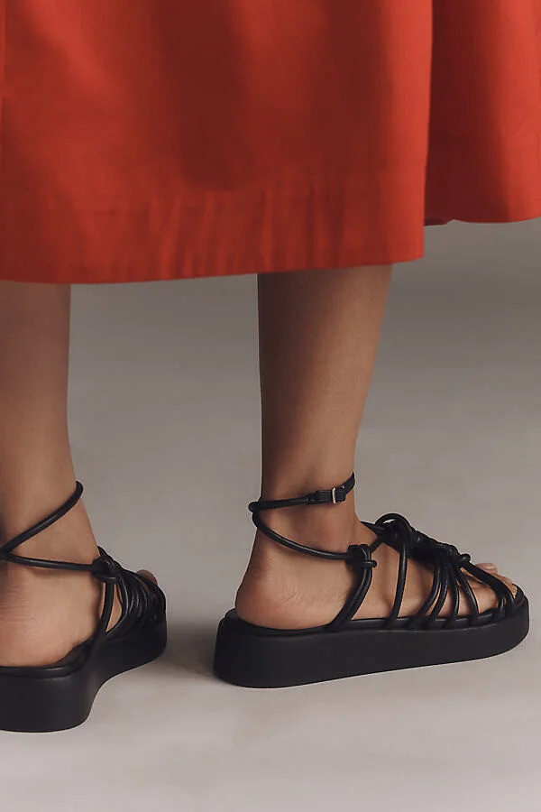 Strappy Tubular Platform Sandals - Image 3