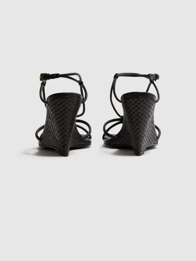 Strappy Wedge Heels - Image 4
