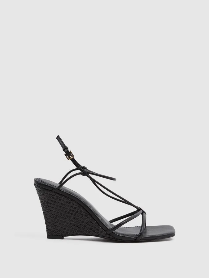 Strappy Wedge Heels