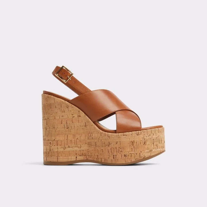 Strappy wedge sandal