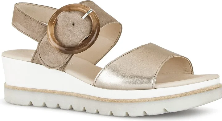 Strappy Wedge Sandal