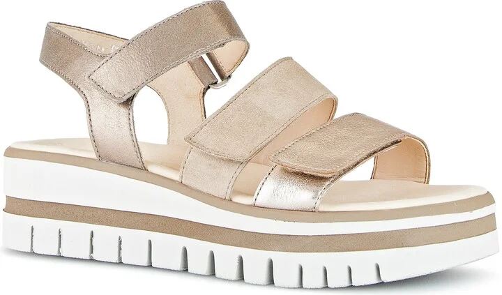 Strappy Wedge Sandal