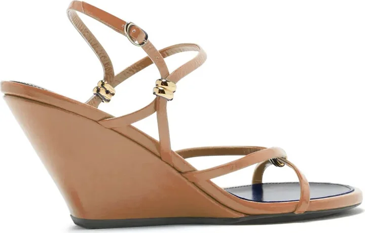 Strappy Wedge Sandals - Image 3