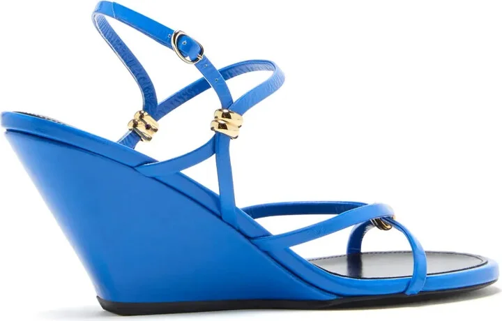 Strappy Wedge Sandals - Image 3
