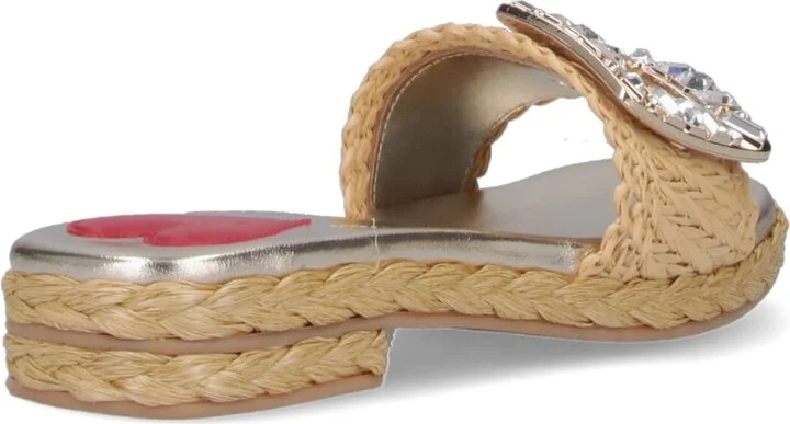 strass Buckle Slide Sandals - Image 4
