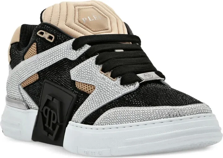 Strass crystal-embellished sneakers - Image 3