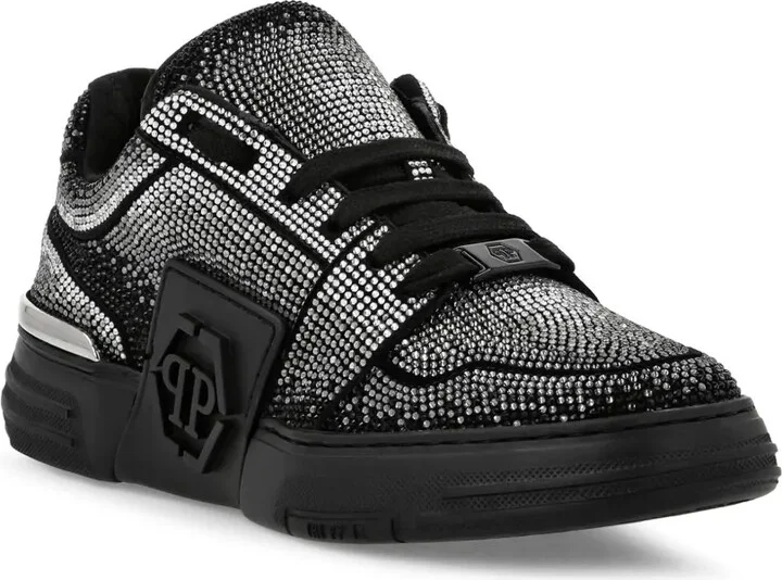 Strass Hexagon Suede Sneakers - Image 2