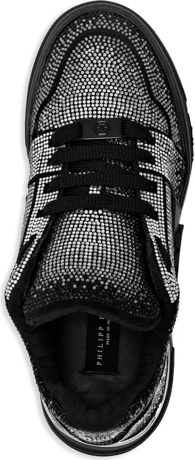 Strass Hexagon Suede Sneakers - Image 3