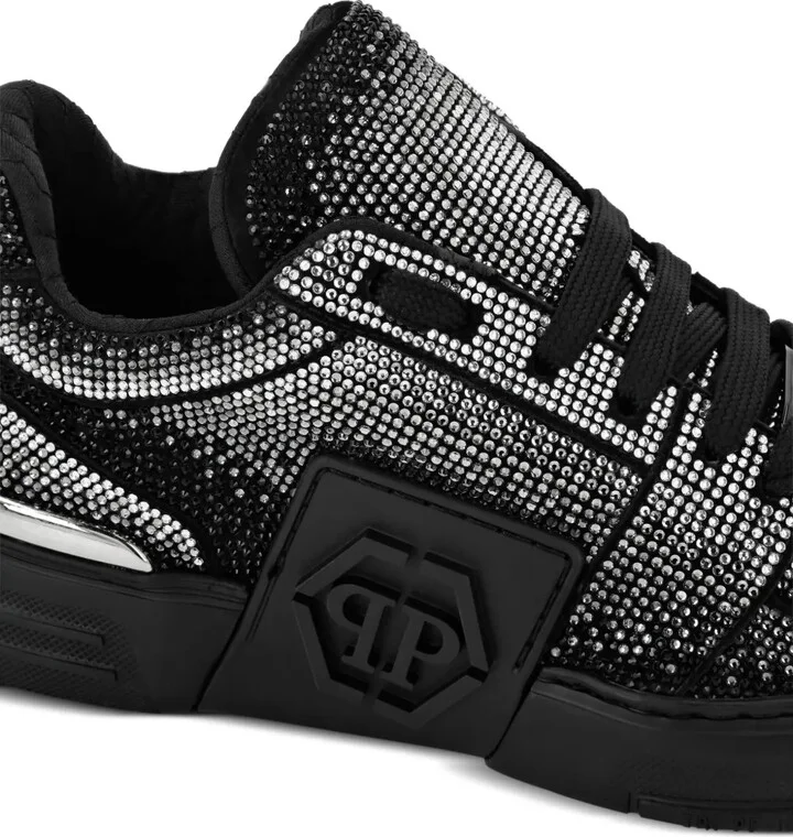Strass Hexagon Suede Sneakers - Image 4