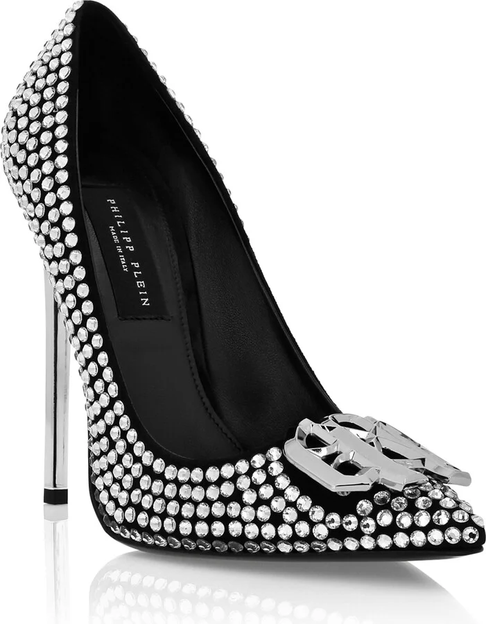 Strass High Plein Heels Decollete Gothic Plein