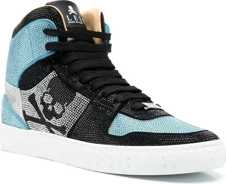 Strass high-top sneakers - Image 2