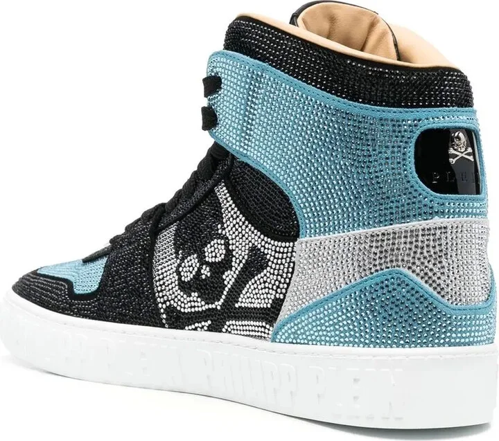 Strass high-top sneakers - Image 3