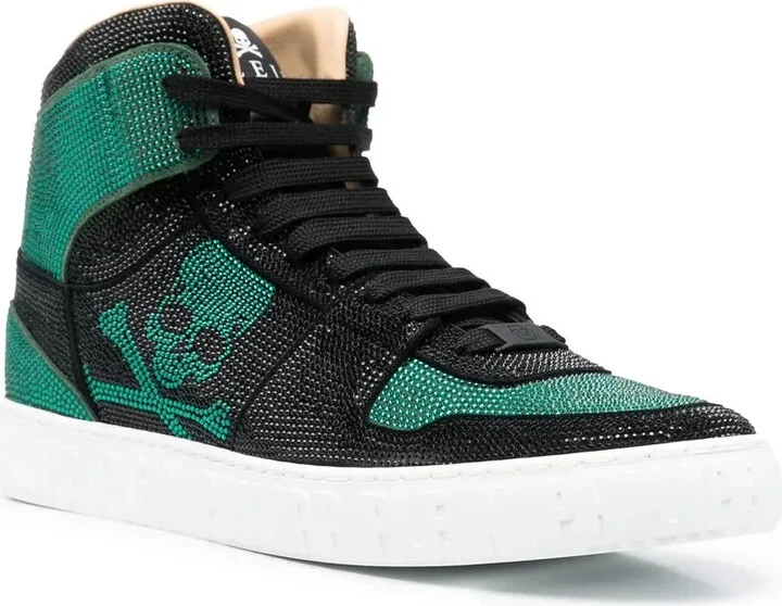 Strass high-top sneakers - Image 2