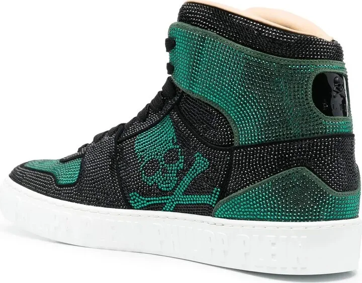 Strass high-top sneakers - Image 3