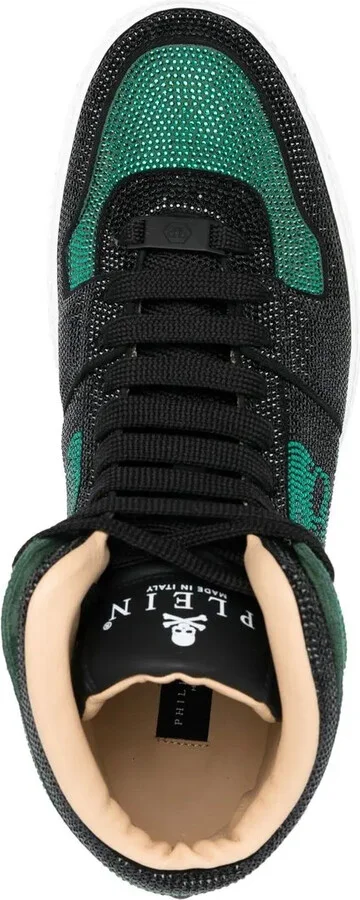 Strass high-top sneakers - Image 4