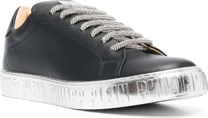 Strass low-top sneakers - Image 2