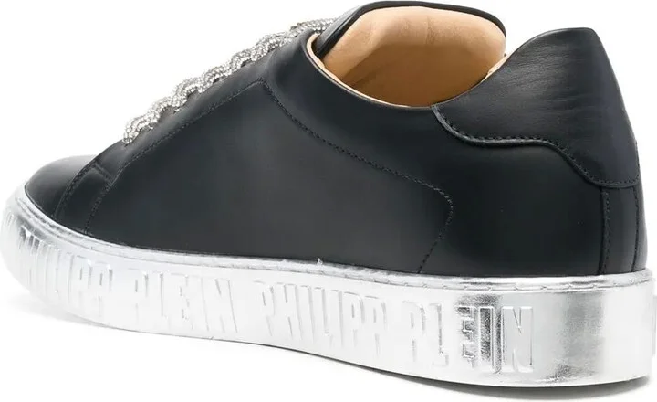 Strass low-top sneakers - Image 3