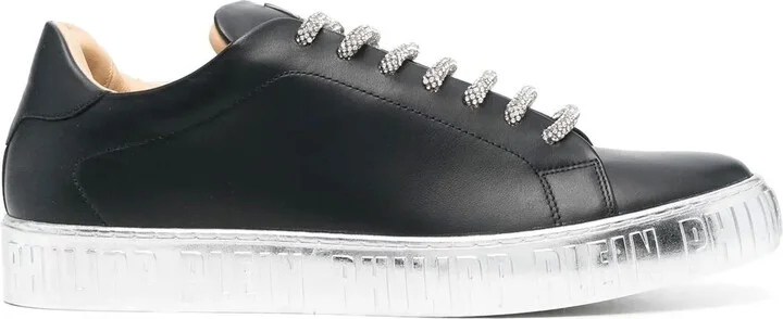 Strass low-top sneakers