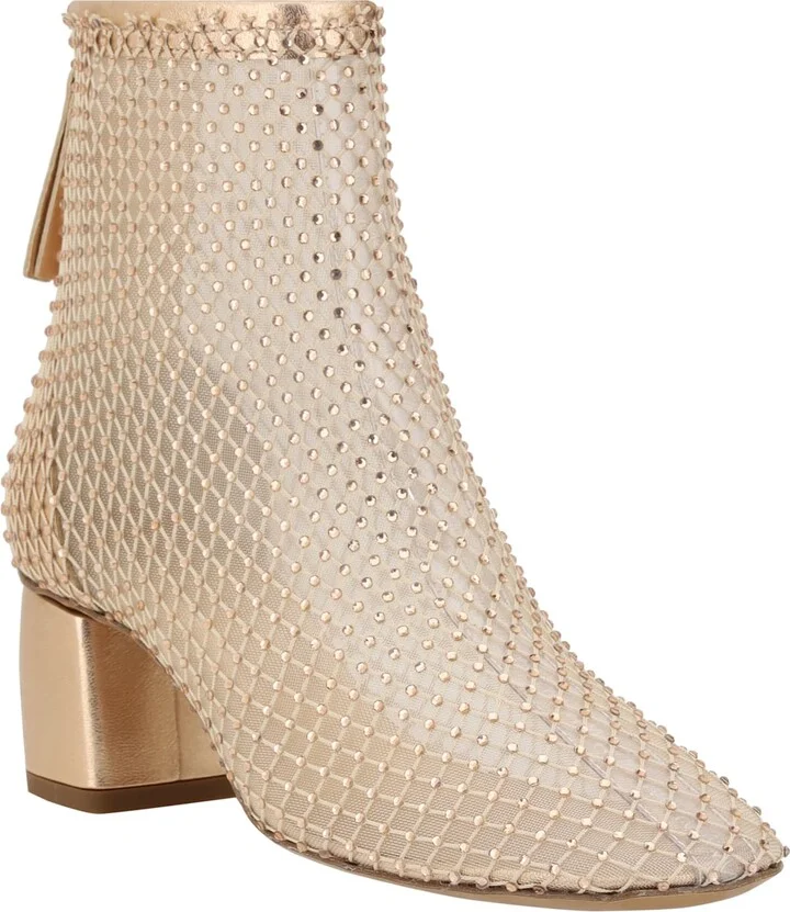 Strass Mesh Ankle Boots - Image 2
