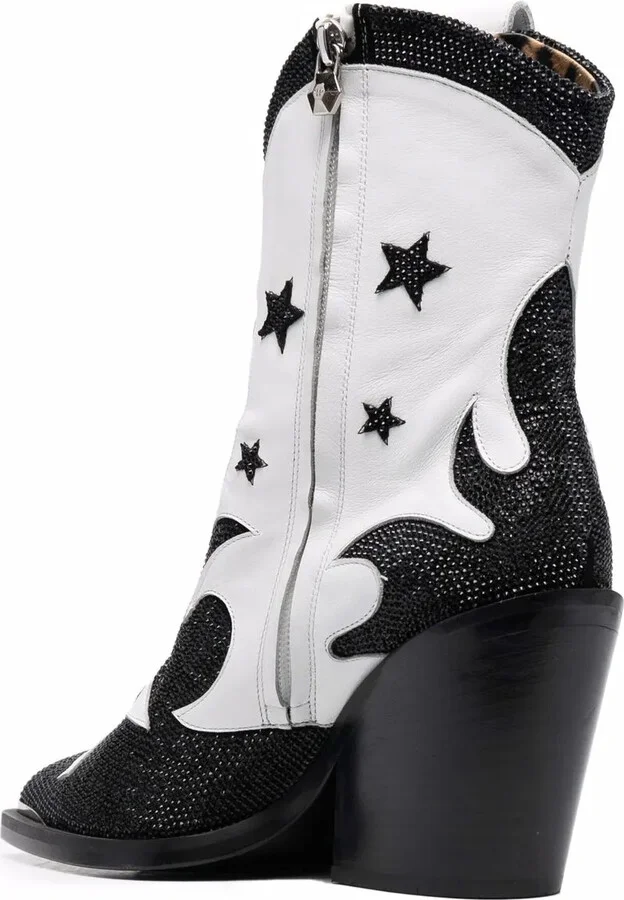 Strass Mid-Heel Cowboy Boots - Image 3
