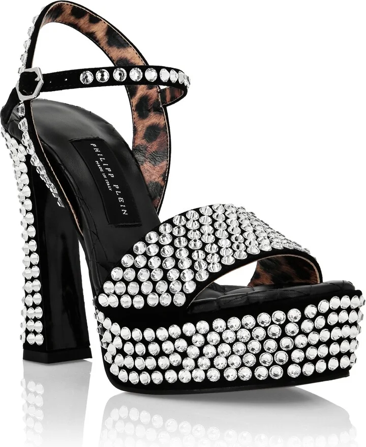 Strass Platform Sandals