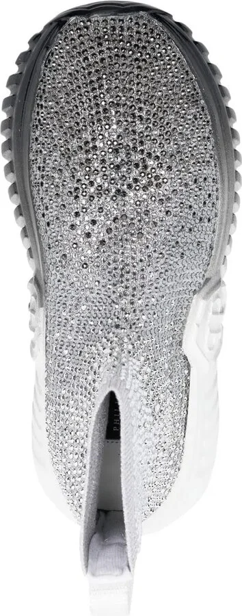 Strass Runner crystal-embellished sock sneakers - Image 4