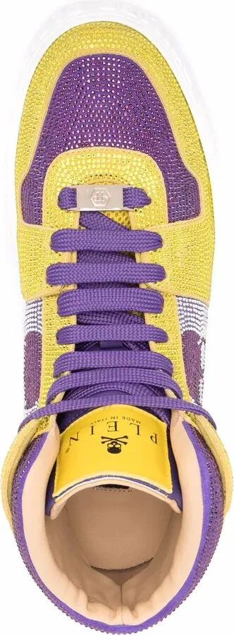 Strass Skull high-top sneakers - Image 4