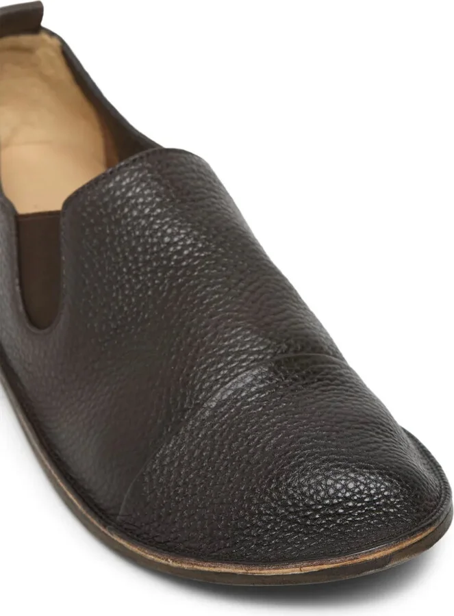 Strassaco grained-leather loafers - Image 4