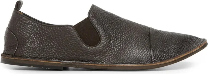 Strassaco grained-leather loafers