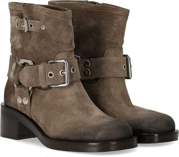 Strategia Beige Biker Boot - Image 2