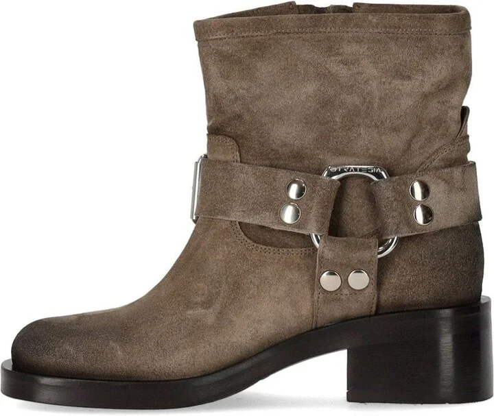 Strategia Beige Biker Boot - Image 3